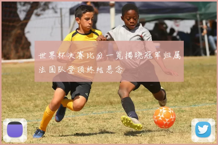 世界杯决赛比分一览揭晓冠军归属法国队登顶终结悬念